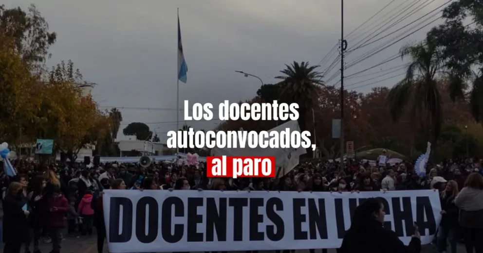 Docentes autoconvocados anunciaron que harán paro este miércoles 