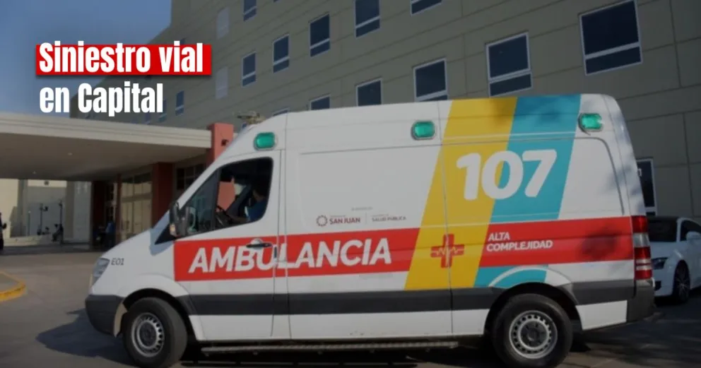 Un joven terminó en el hospital tras ser chocado por un auto 