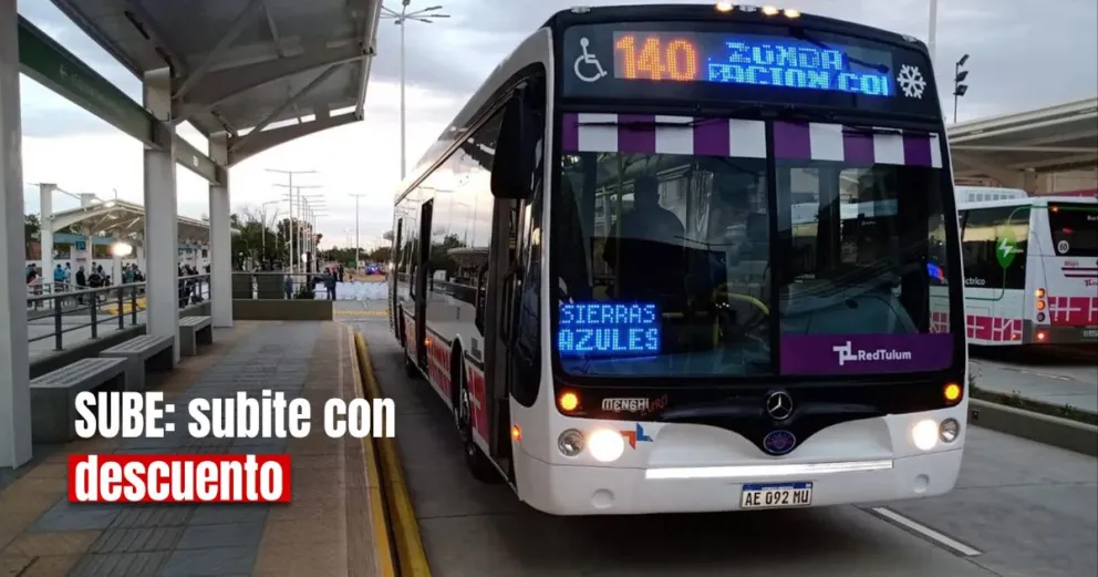 Mirá cómo obtener un 55% de descuento en tus viajes con Sube