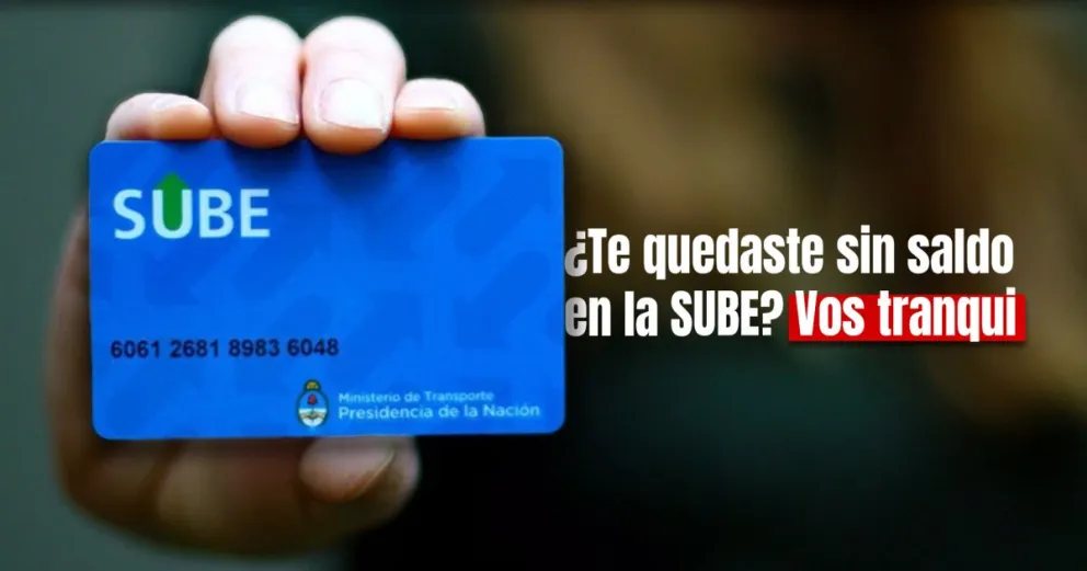 Aumentó el saldo negativo de la SUBE 