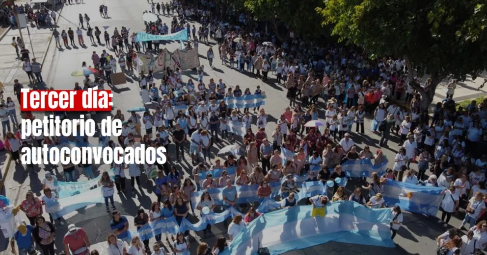 El Gobierno recibió un petitorio de los docentes autoconvocados