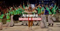 Carnaval en Chimbas: más de 15 mil personas en la primera noche