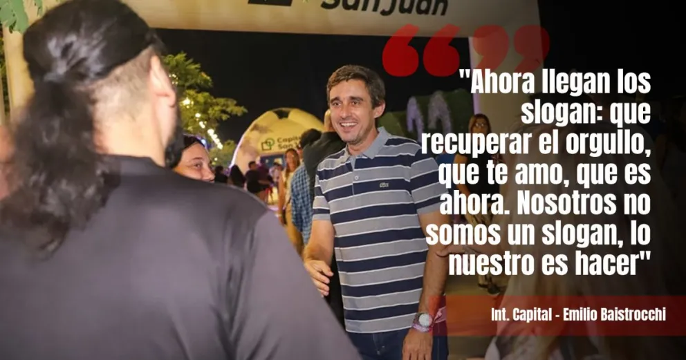 Baistrocchi defendió su manera de gestionar y le pidió a los candidatos que muestren propuestas