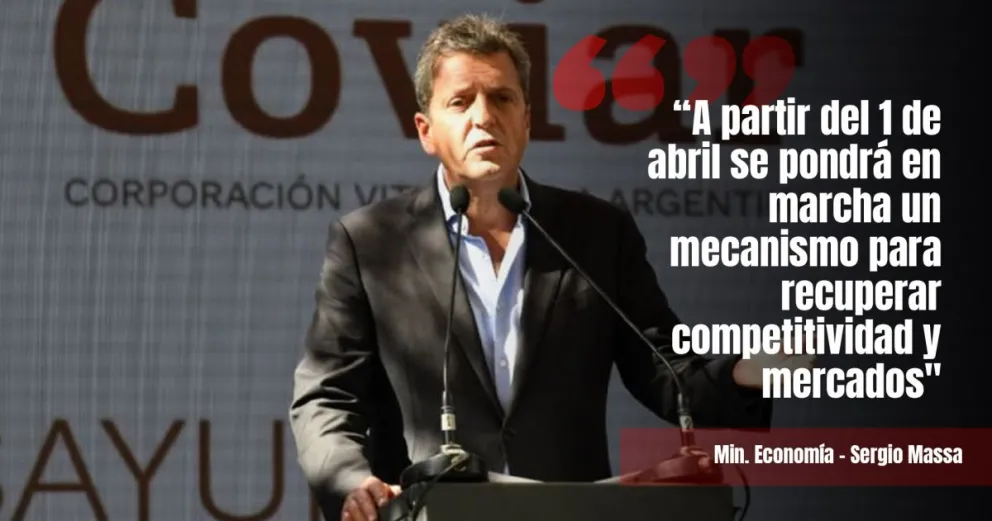 Cómo se implementará el "dólar vino" que anunció Massa en Mendoza