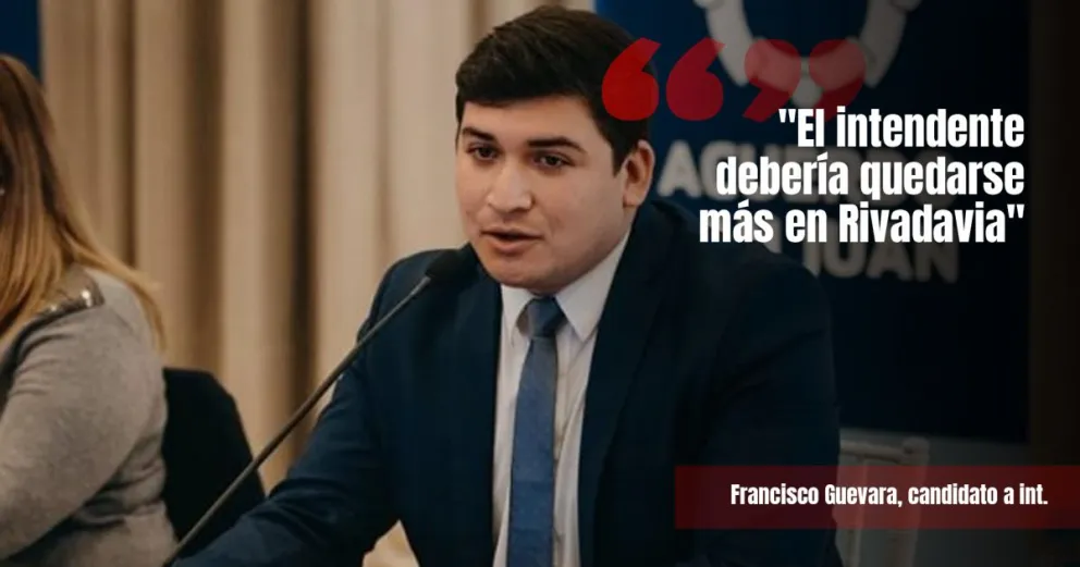Guevara le tiró un "palito" a Fabián Martín por Rivadavia 