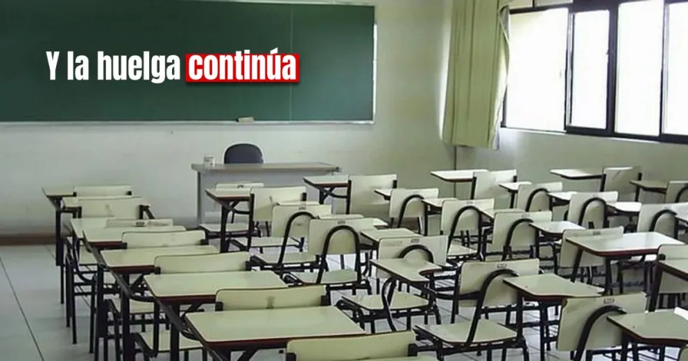 Los docentes autoconvocados ratificaron que este martes continúan con la huelga