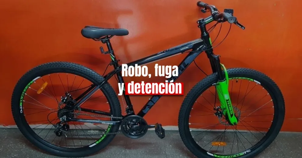 Le robaron su bicicleta y lo apuntaron con un arma 