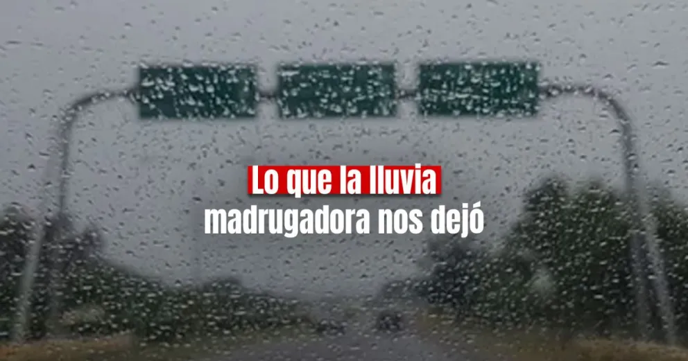 Crecidas y derrumbes, el saldo de la lluvia del sábado