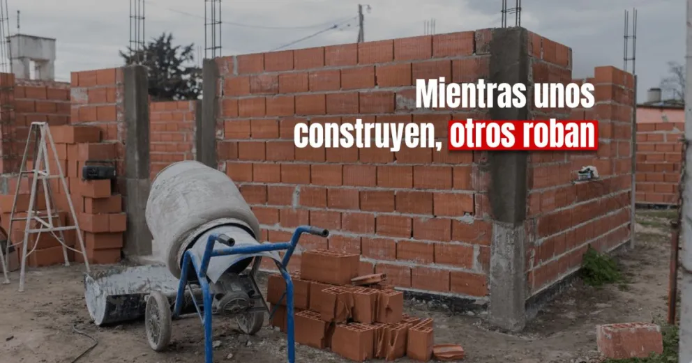 Fueron sorprendidos robando en una obra en construcción, ¡con un niño de 10 años!