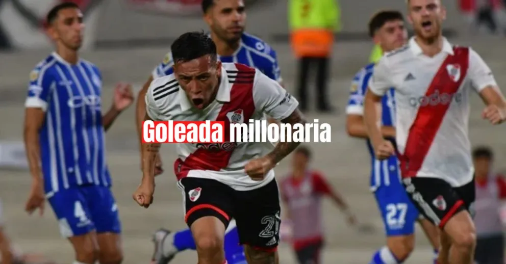 River goleó a Godoy Cruz
