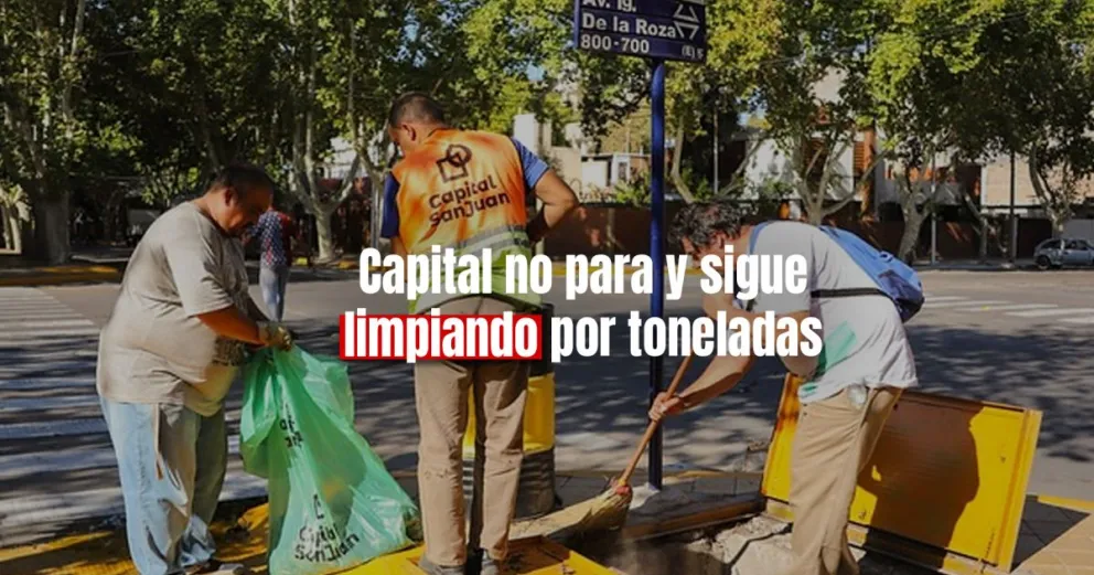 Capital sacó más de 80 toneladas de basura del microcentro 
