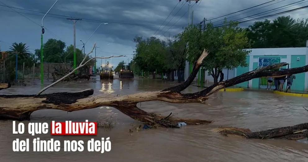 Cuatro familias evacuadas por las lluvias del fin de semana