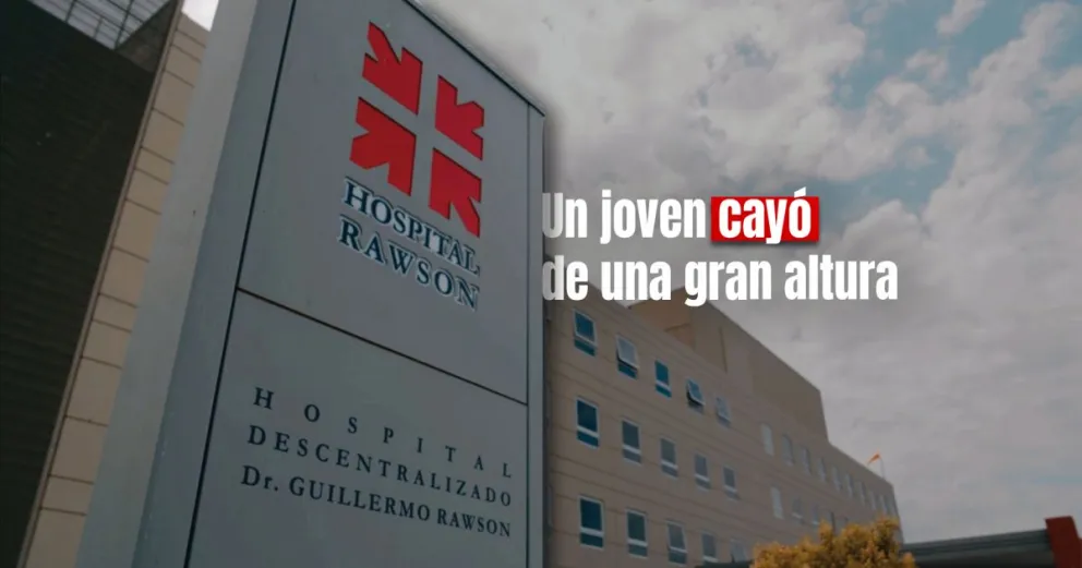 Un joven cayó de una altura de 5 metros