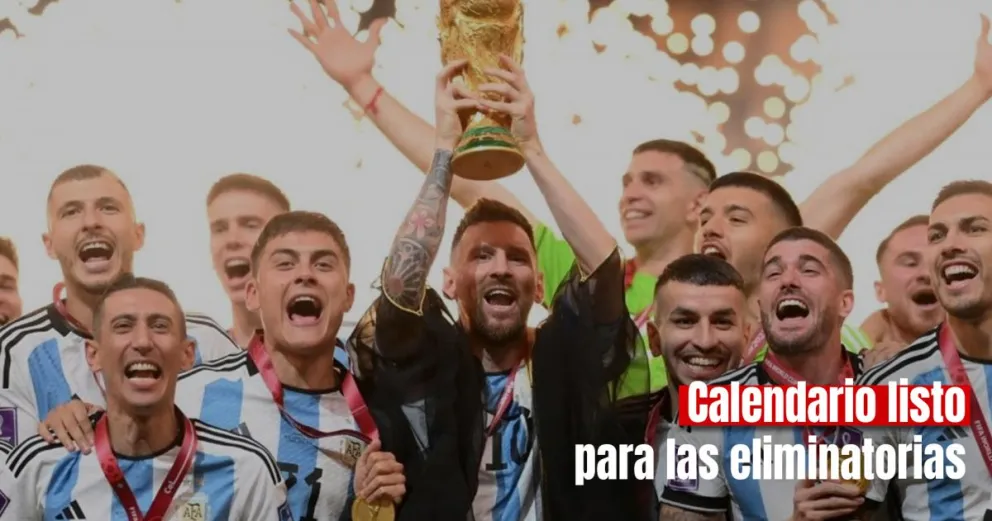 El campeón del mundo ya conoce el fixture para las eliminatorios rumbo al Mundial 2026