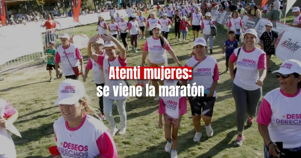 Conocé cómo inscribirte a la maratón por el Día Internacional de la Mujer