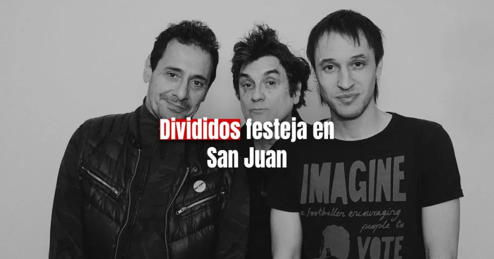 Divididos viene a San Juan en marco de su gira por los 35 años de trayectoria 