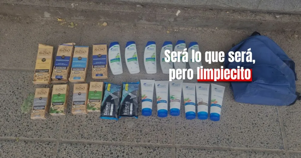 Caucete: se metió al súper y salió sin pagar