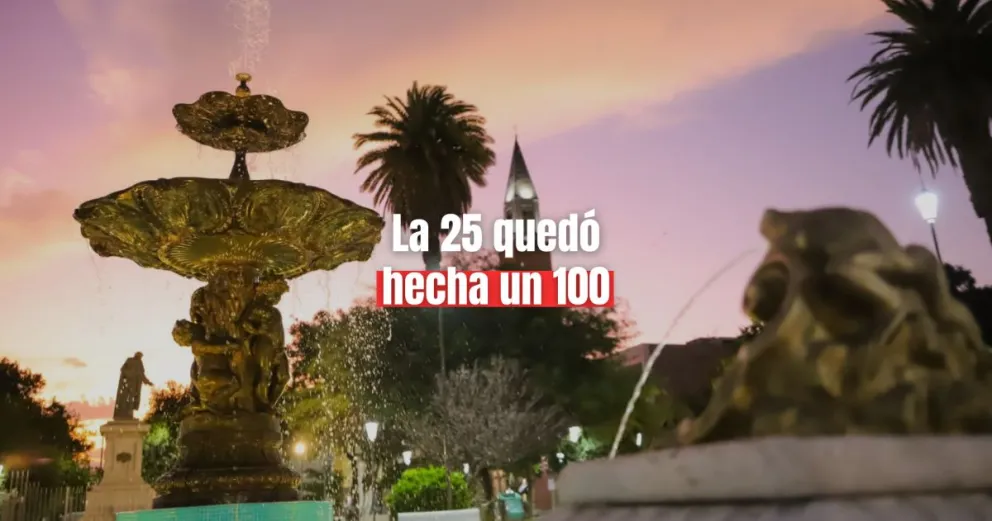 Inauguraron las obras de remodelación de Plaza 25 de Mayo 