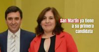 Cristian Andino confirmó a la candidata a intendenta de San Martín