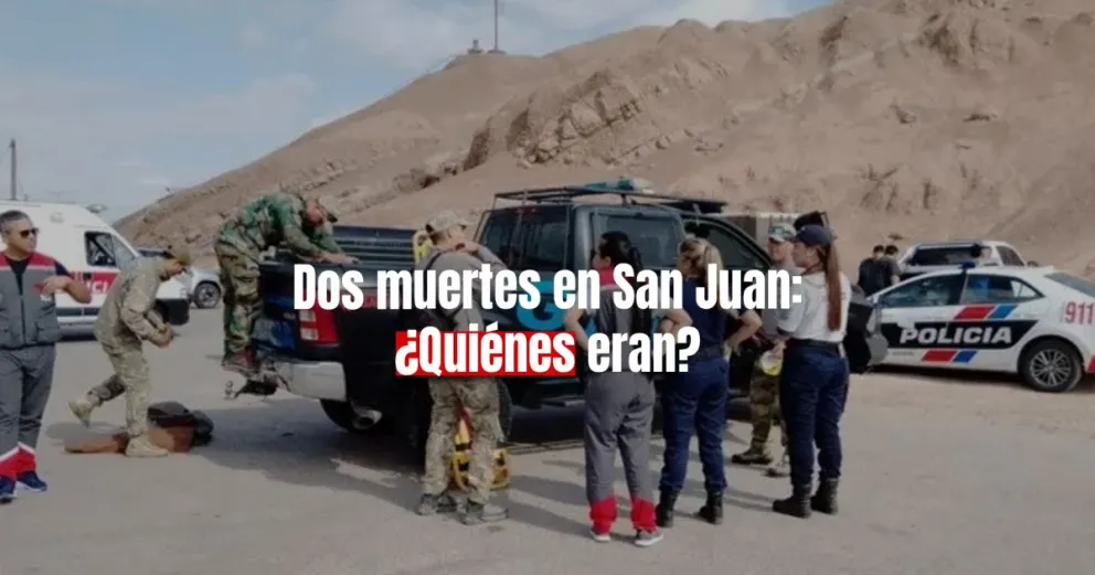 La policía identificó a las dos personas fallecidas 