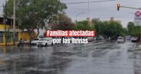 Por las lluvias asistieron a varias familias sanjuaninas 
