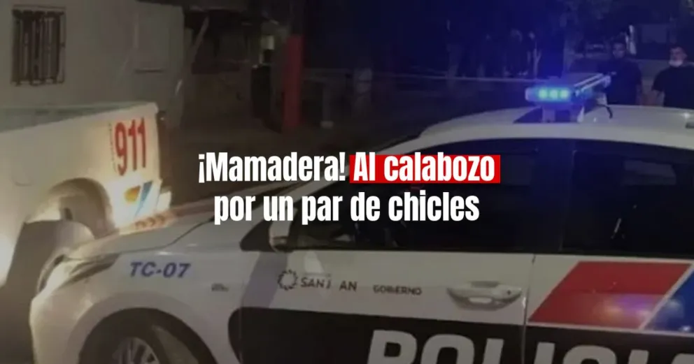 Robó chicles y una mamadera