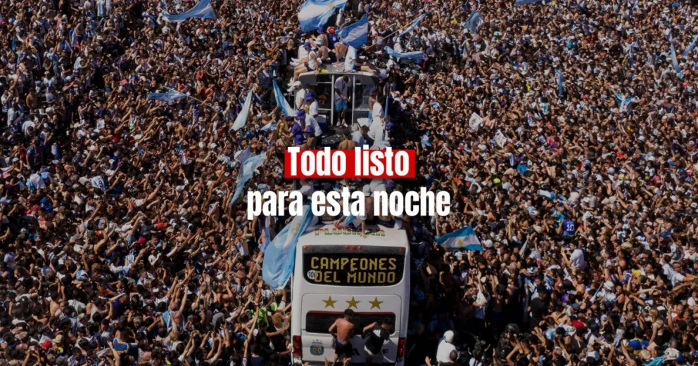 La fiesta de los campeones del mundo: todos los detalles del partido de hoy 	