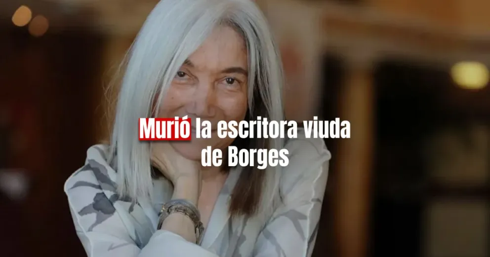 A sus 86 años, falleció la escritora María Kodama 