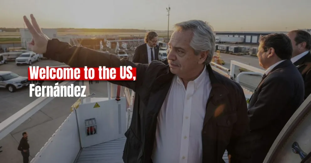 Fernández ya está en EEUU para reunirse con Biden
