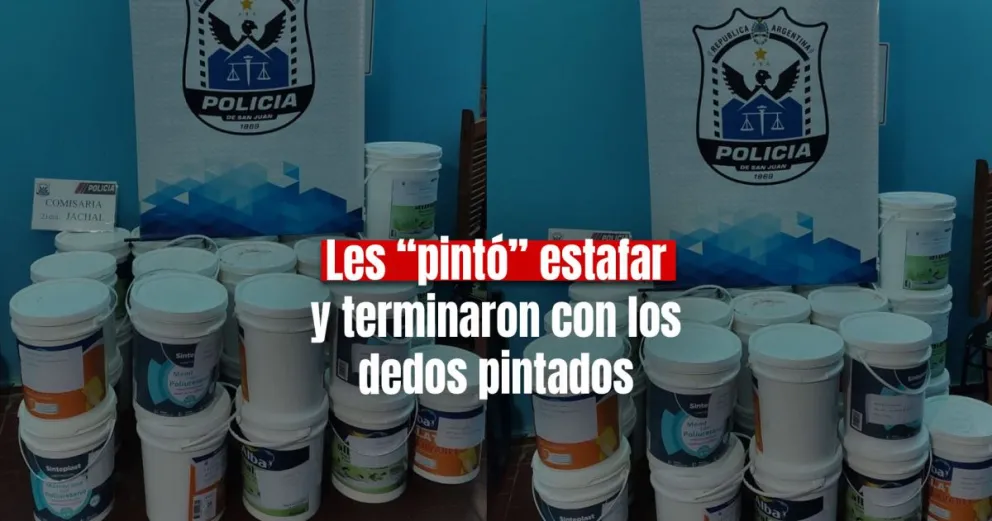 Cayó una banda de tucumanos que estafaban con la venta de pintura adulterada 
