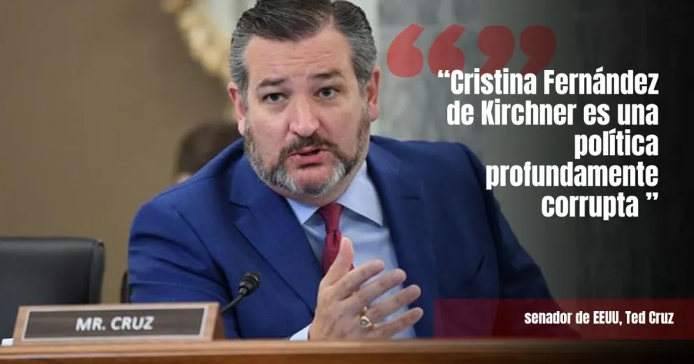 Un senador estadounidense pidió sancionar a Cristina Fernández por corrupción 