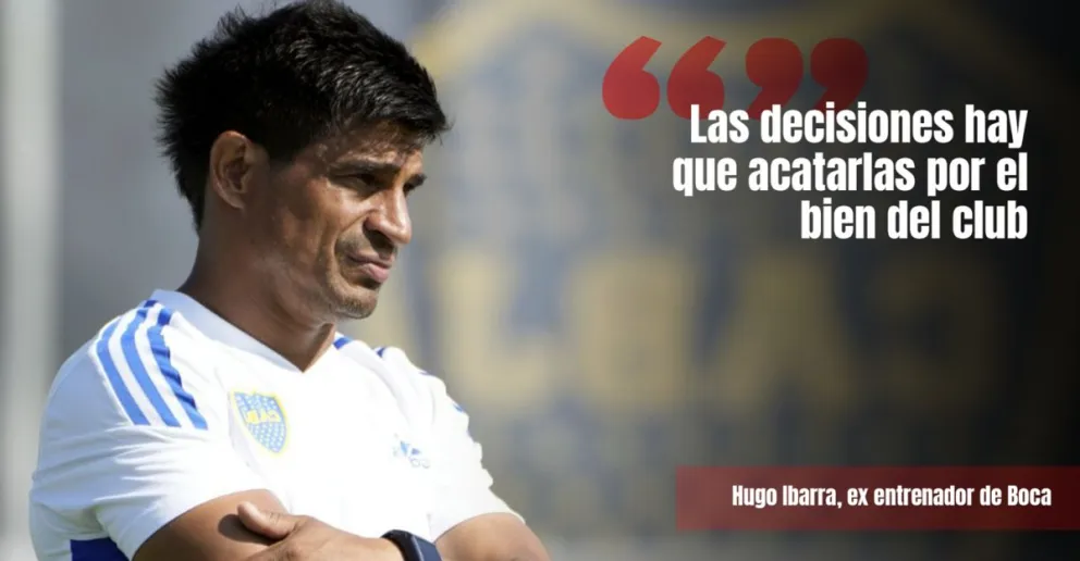 Ibarra rompió el silencio tras su salida de Boca