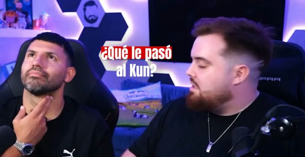 El extraño episodio que vivió el Kun Agüero mientras transmitía en vivo con Ibai Llanos