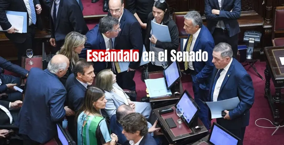 Gritos, reclamos y fuertes cruces entre el oficialismo y la oposición en el Senado