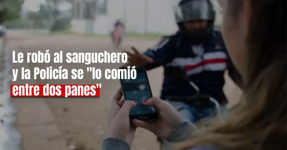 Detenido por robarle a un vendedor ambulante 