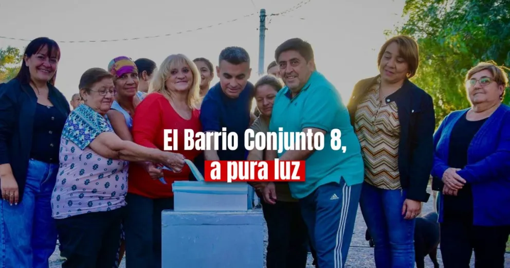El Barrio Conjunto 8 estrenó nuevas luces led