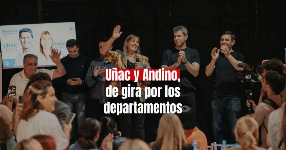 La fórmula Uñac-Andino llegó a Rivadavia