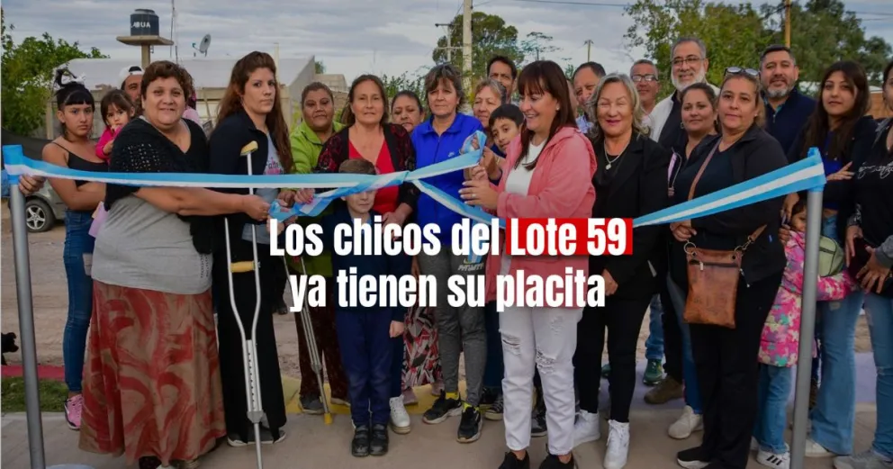 El Lote Hogar 59 estrenó nueva plaza