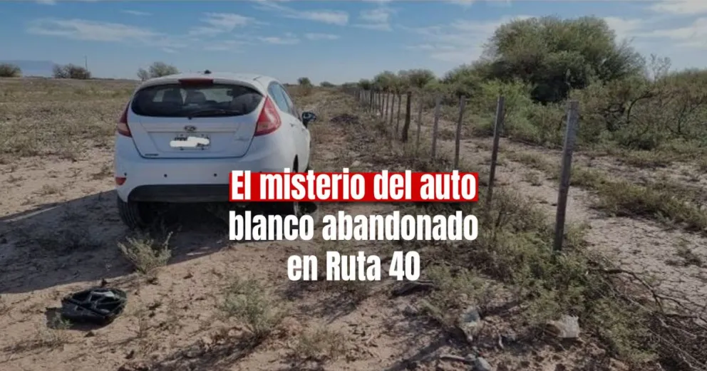 Misterioso hallazgo de un auto abandonado a kilómetros del Control San Carlos