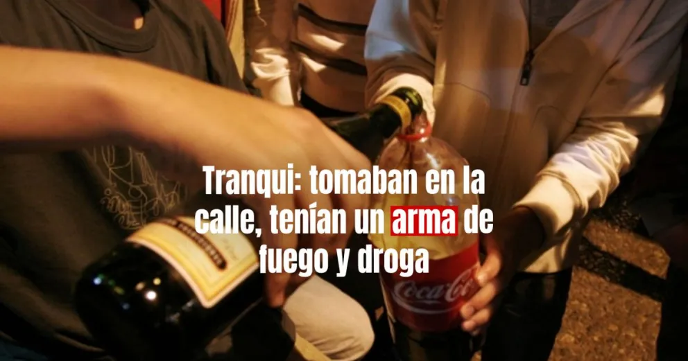 Dos malvivientes fueron detenidos con un arma de fuego y droga