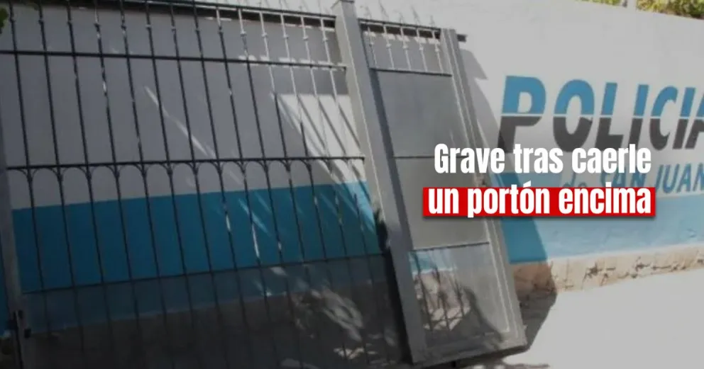 Una nena en estado grave tras caerle un portón encima