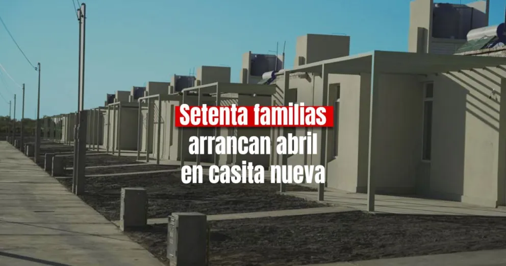 Setenta familias cumplieron el sueño de la casa propia 