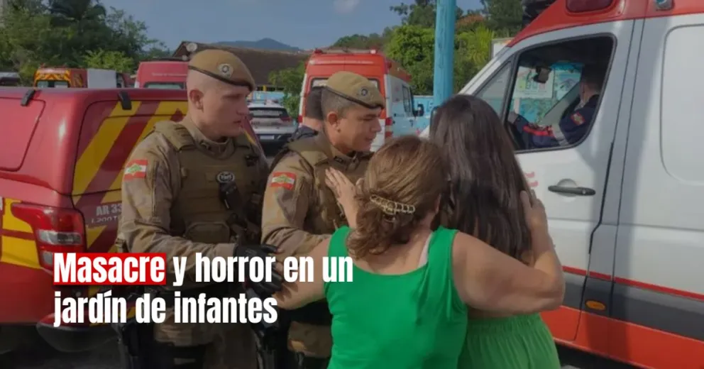 Entró a un jardín y mató con un hacha a cuatro chicos