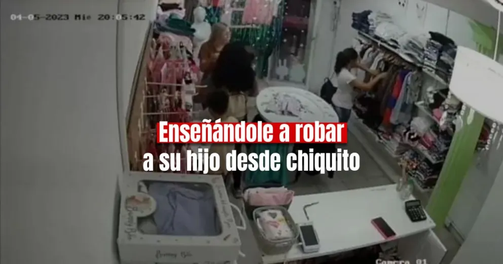 Una mechera usó a su hijo de 10 años para robar en un local de ropa 