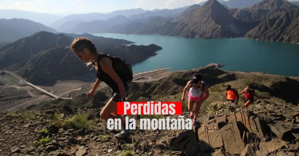 Rescataron a tres mujeres del cerro Tres Marías