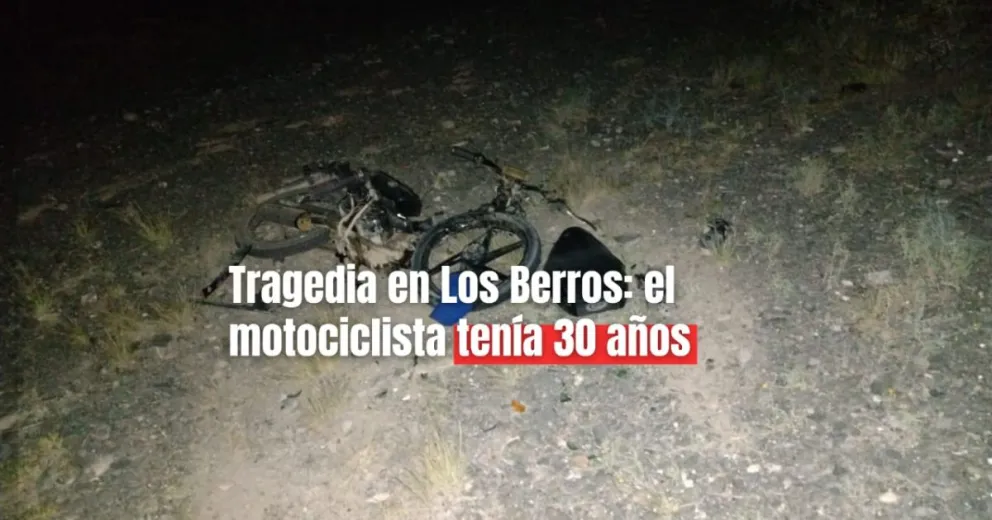 Tragedia vial en Los Berros: se conoció la identidad del joven motociclista que murió