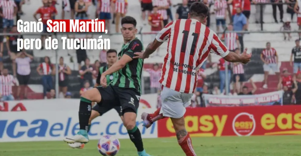 San Martín perdió 4 a 1 en Tucumán