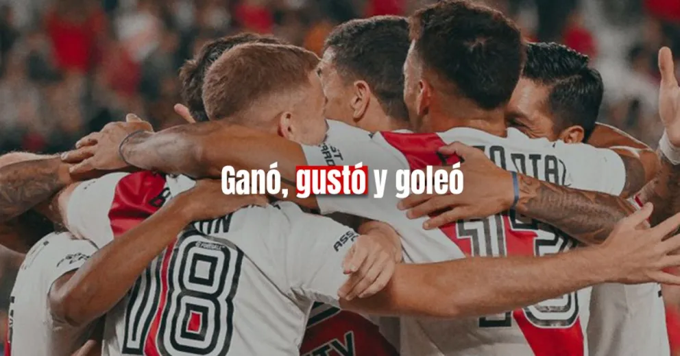 Contundente victoria de River ante Huracán 