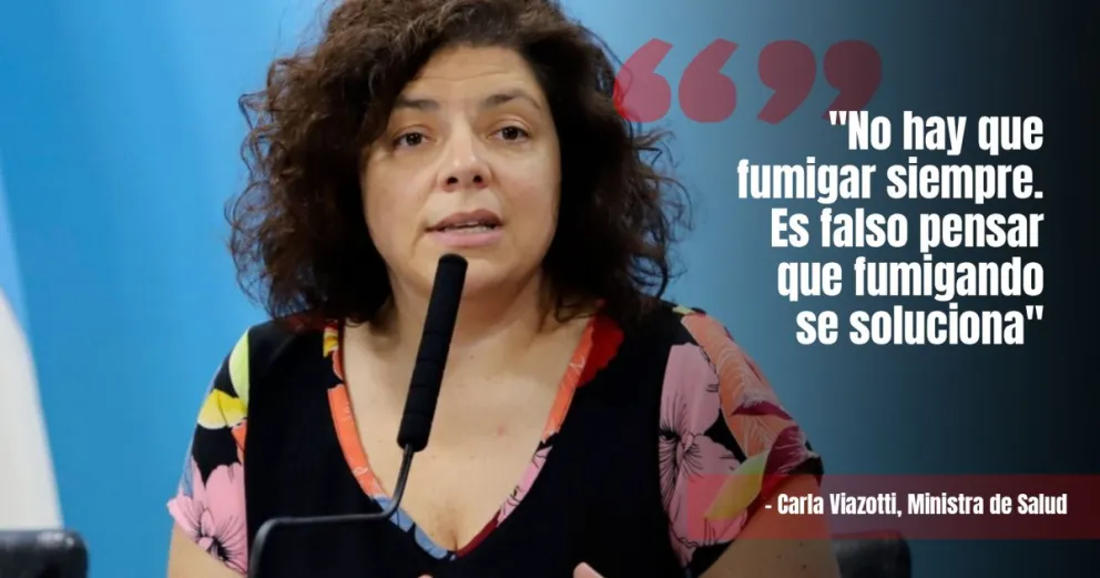Carla Vizzotti, sobre el dengue: “Estamos en pleno brote”