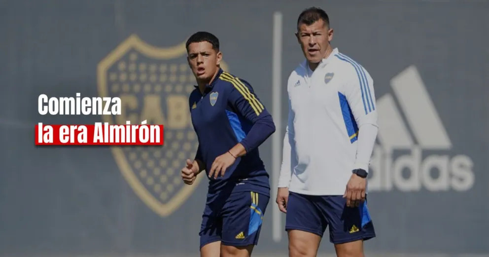 Jorge Almirón dirigió su primera práctica en Boca